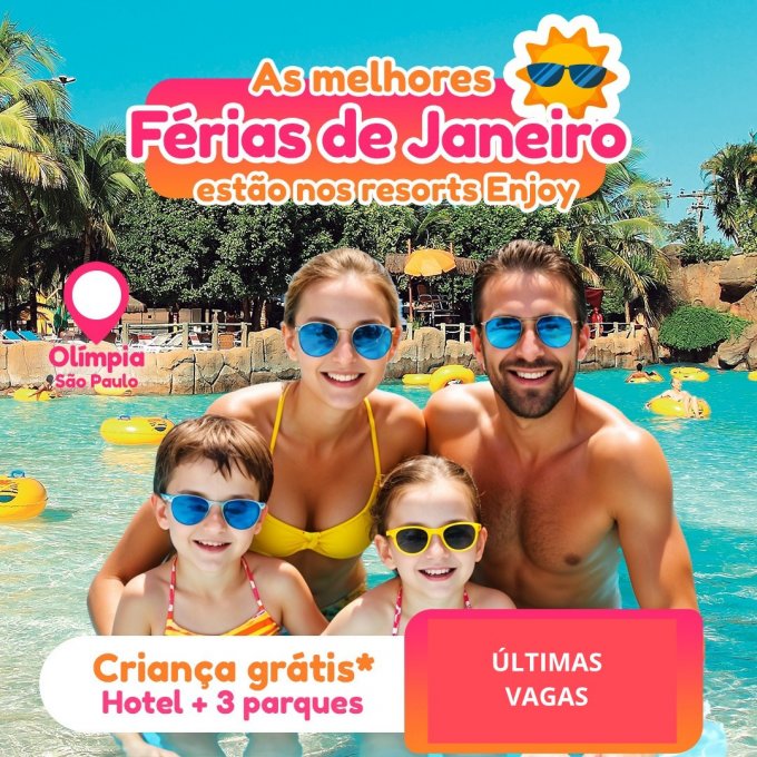 Promoção Férias de Janeiro Imperdível